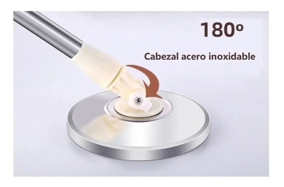 Mopa Trapeador Giratoria 360 Cetrifugadora Acero Removible 5