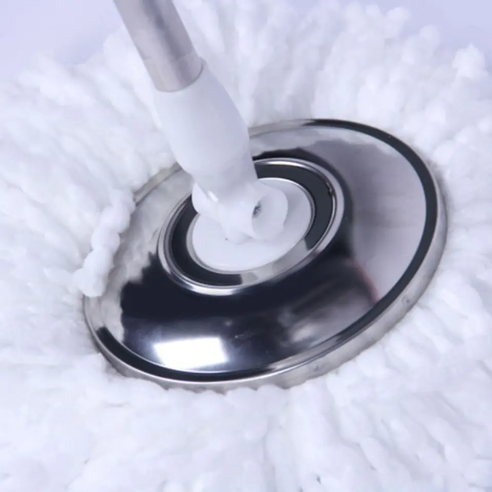 Mopa Trapeador Giratoria 360 Cetrifugadora Acero Removible 9