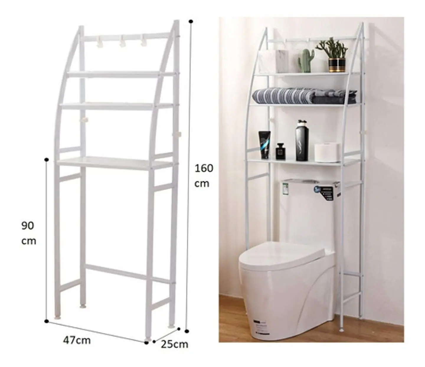 Estante De Baño  Organizador (3 Capas) 4