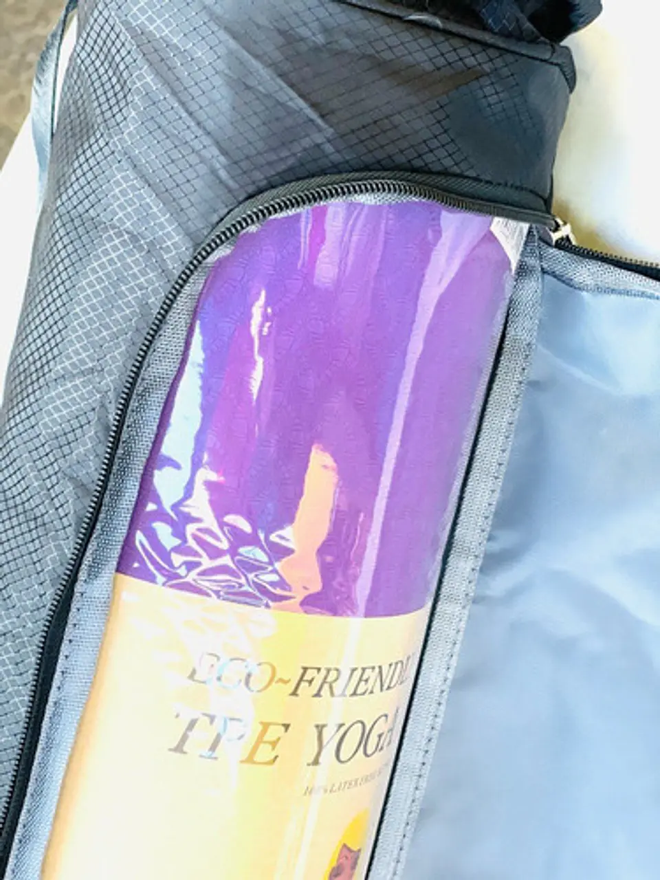 Bolso De Transporte Mat Yoga Tela Impermeable Con Bolsillos  4