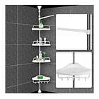 Estante Esquina Para Ducha Y Baño Altura Regulable Rack 3