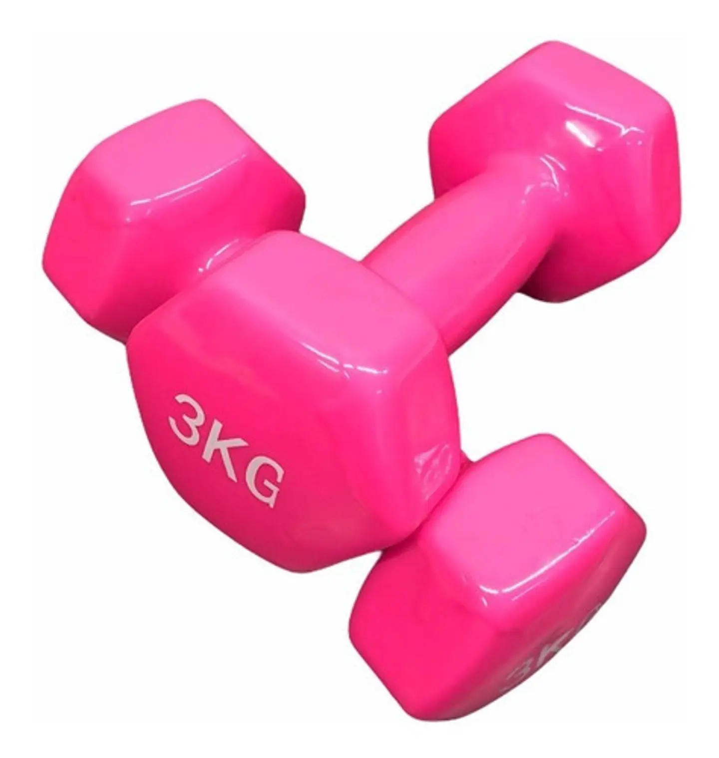 Pack 2 Mancuernas De 3kg C/u (un Par) Antideslizantes  2