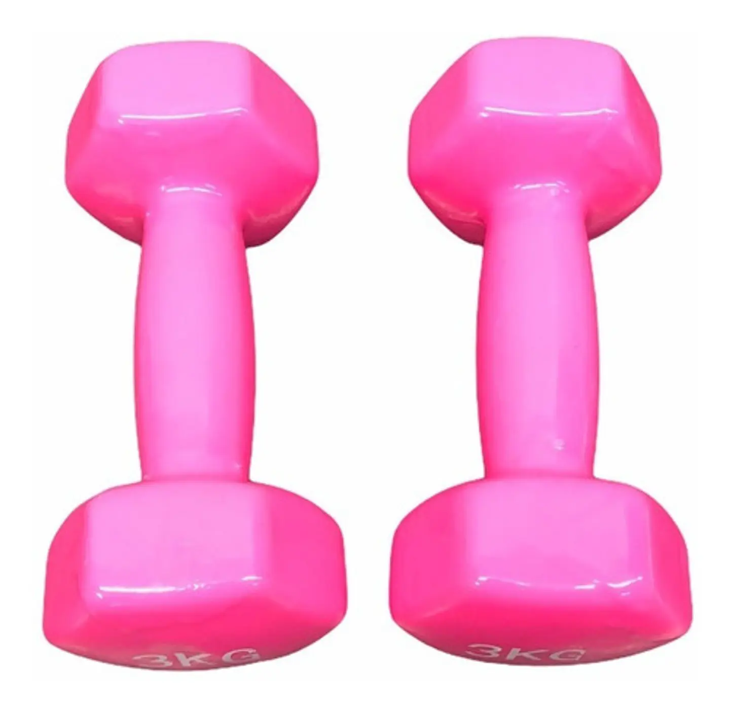 Pack 2 Mancuernas De 3kg C/u (un Par) Antideslizantes  4