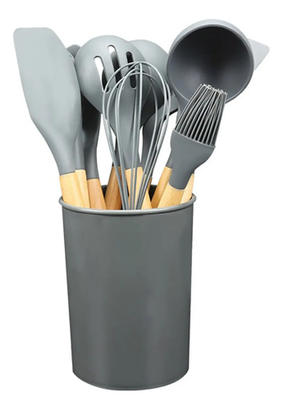 Set 11 Utensilios De Cocina Antiadherentes De Silicona  14