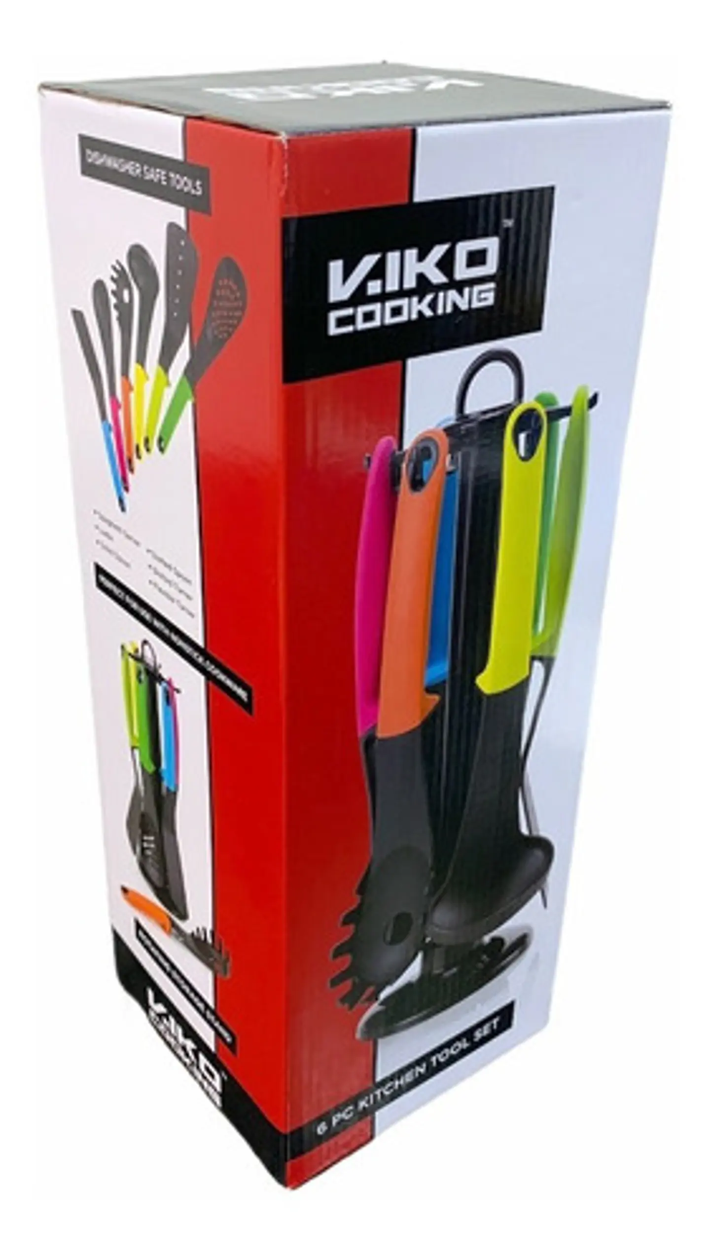 Set 6 Utensilios Espatulas Cuchara Cucharon Cocina 3