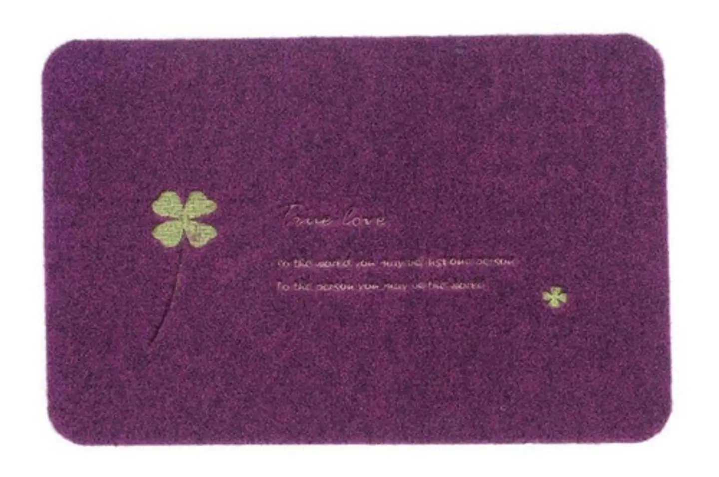 Alfombra Piso Limpiapiés 50 X 80 Cm 1