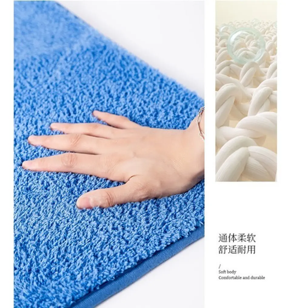 Alfombra Baño Microfibra 50 X 80 Cm Bajada Ducha Absorbente 11