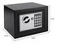 Caja Seguridad Fuerte Digital Llave Teclado Numérico - Miniatura 2