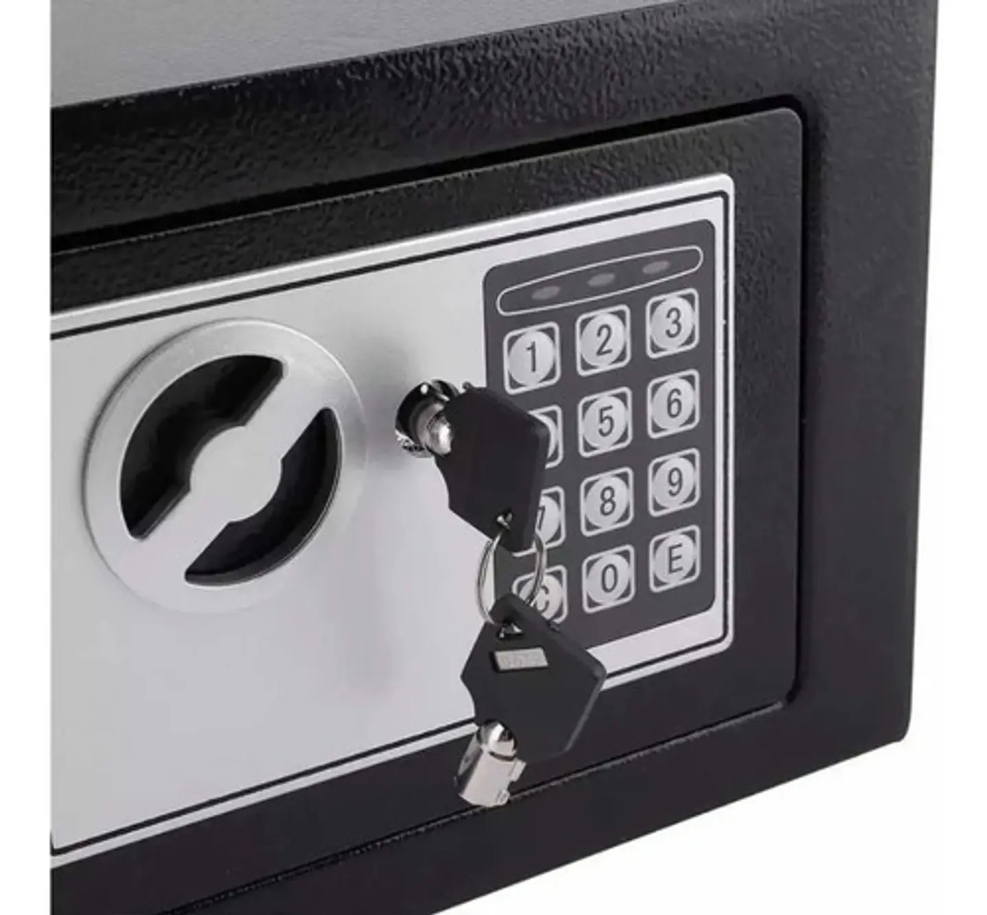 Caja Seguridad Fuerte Digital Llave Teclado Numérico 4