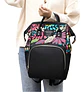Mochila Maternal Con Bolsillo Delantero Estampado En Hojas - Miniatura 8