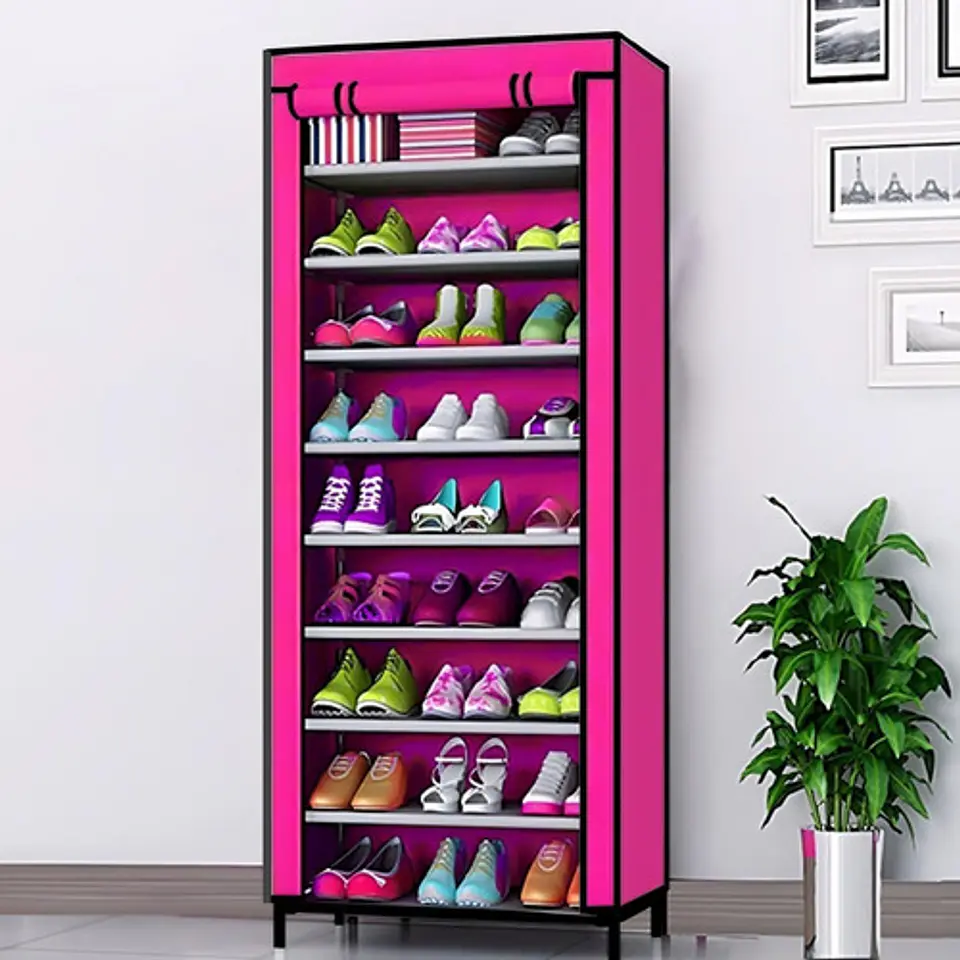 Zapatero Organizador De Zapatos 9 Pisos Con Funda 5