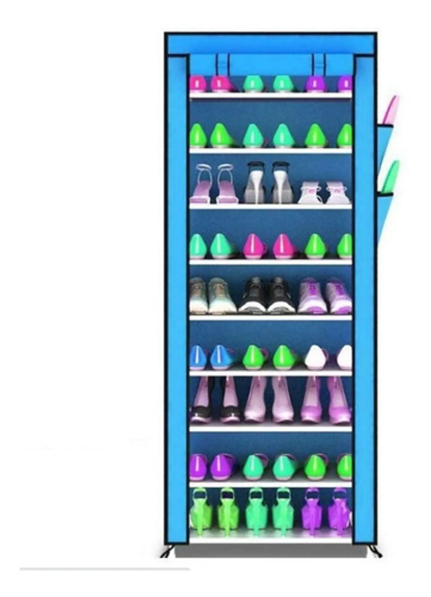 Zapatero Organizador De Zapatos 9 Pisos Con Funda 7