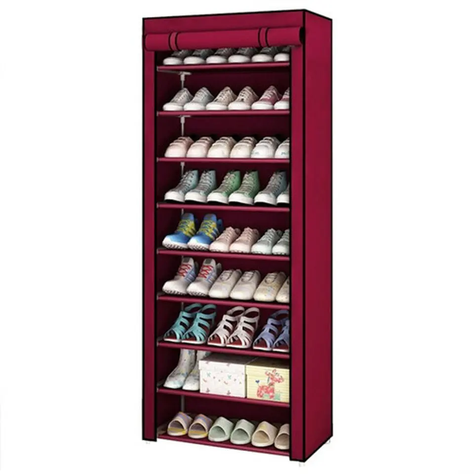 Zapatero Organizador De Zapatos 9 Pisos Con Funda 9