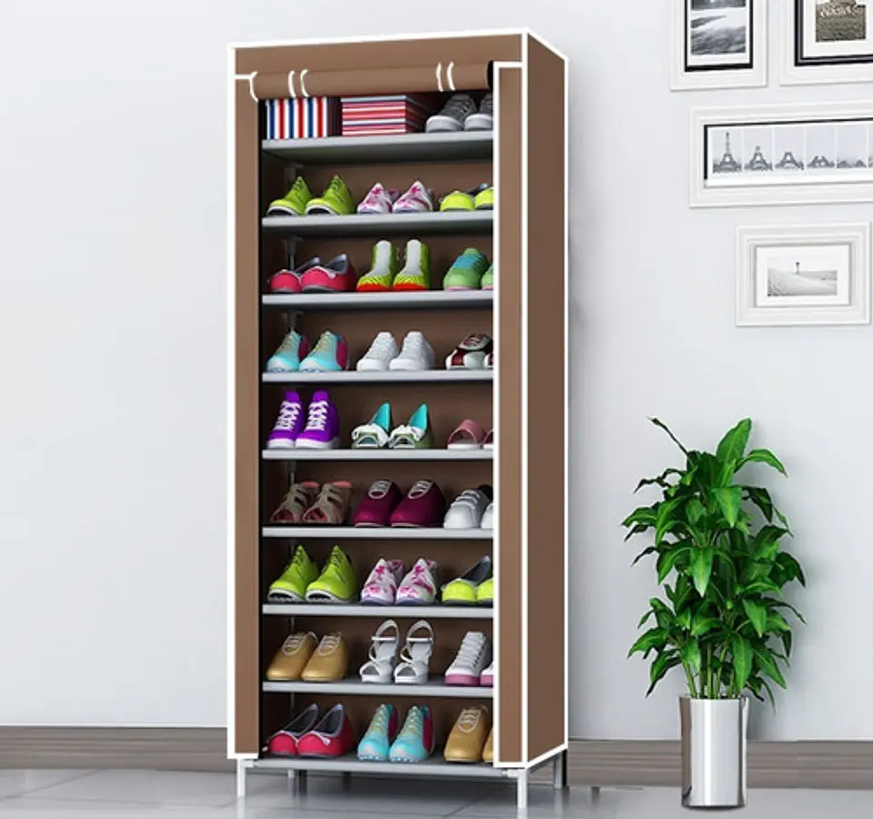 Zapatero Organizador De Zapatos 9 Pisos Con Funda 12