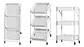 Estante Organizador Plegable Cocina Baño 3 Niveles Y Ruedas - Miniatura 3