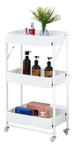 Estante Organizador Plegable Cocina Baño 3 Niveles Y Ruedas - Miniatura 7
