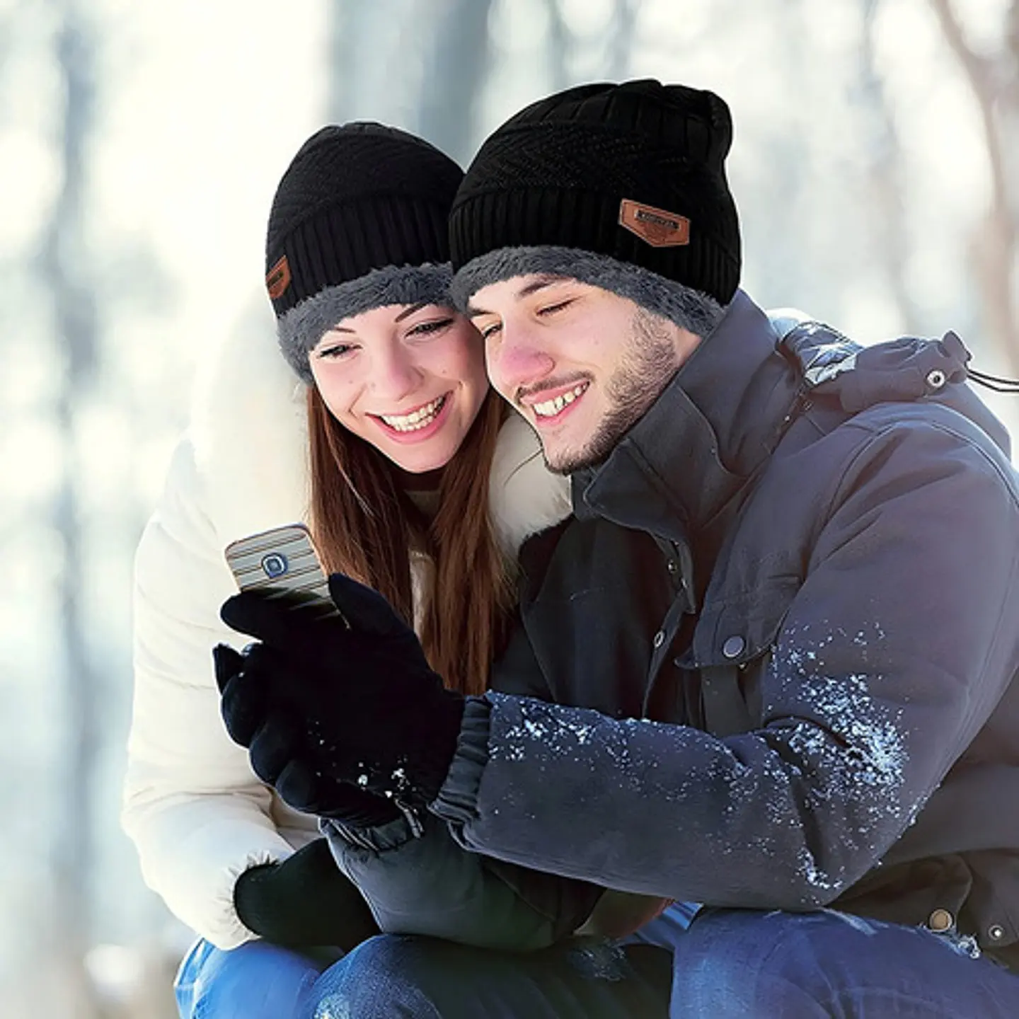 Set Calentador Gorro Mas Bufanda De Cuello Invierno Unisex 11