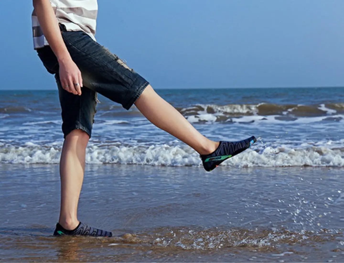Zapatillas De Playa Zapatos De Natación Antideslizante 3