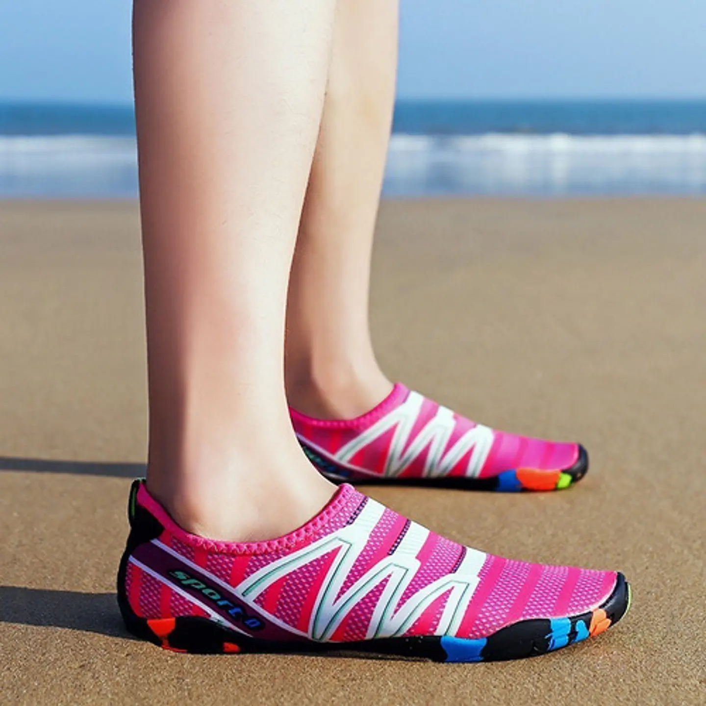 Zapatillas De Playa Zapatos De Natación Antideslizante 5