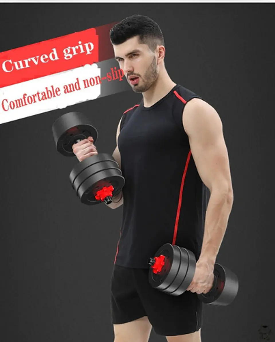 Set Mancuernas Ajustables De 20kg Total 7