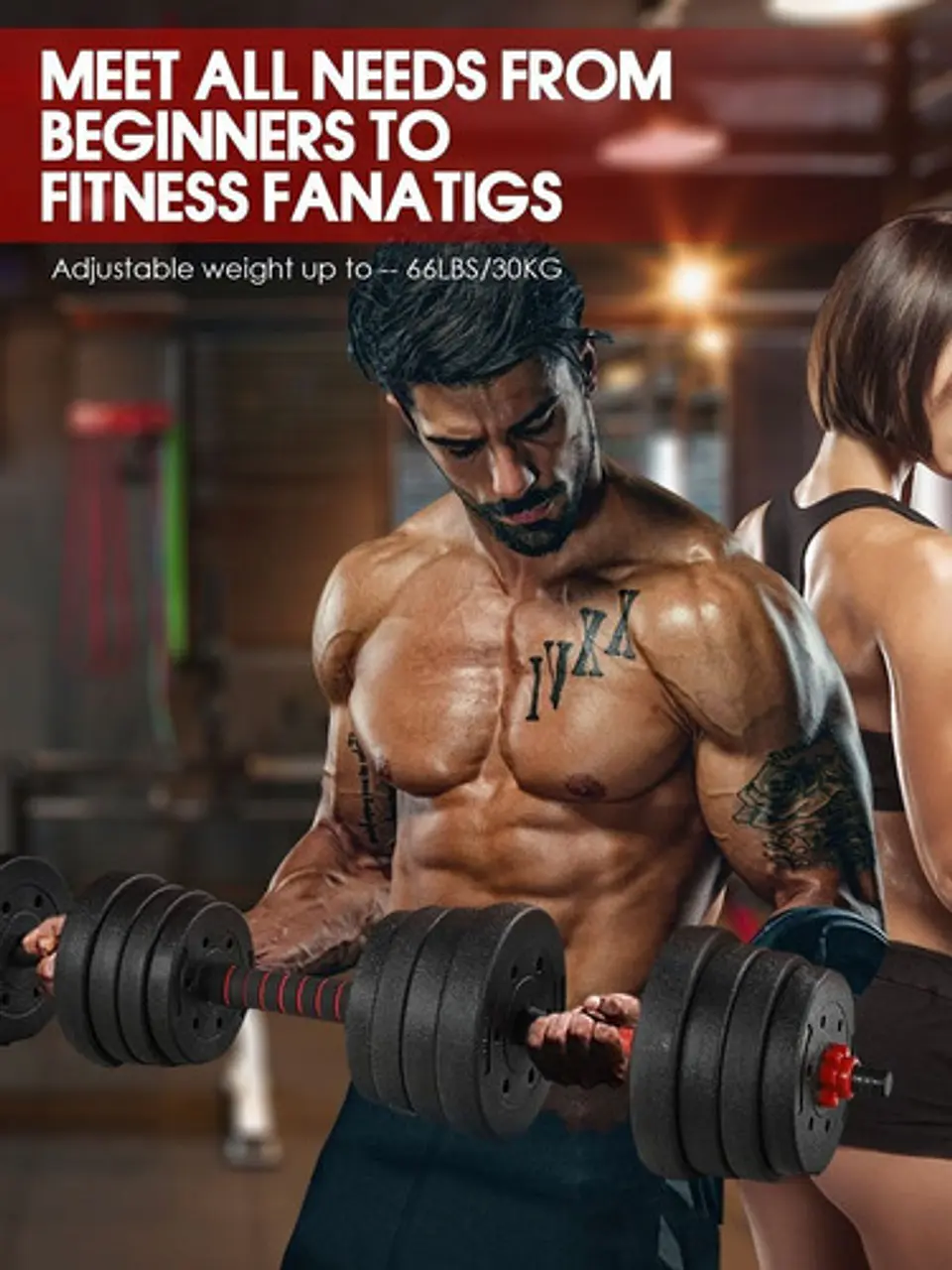 Set Mancuernas Ajustables De 20kg Total 8