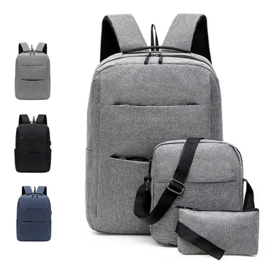 Mochila Computador Set 3 Piezas 2