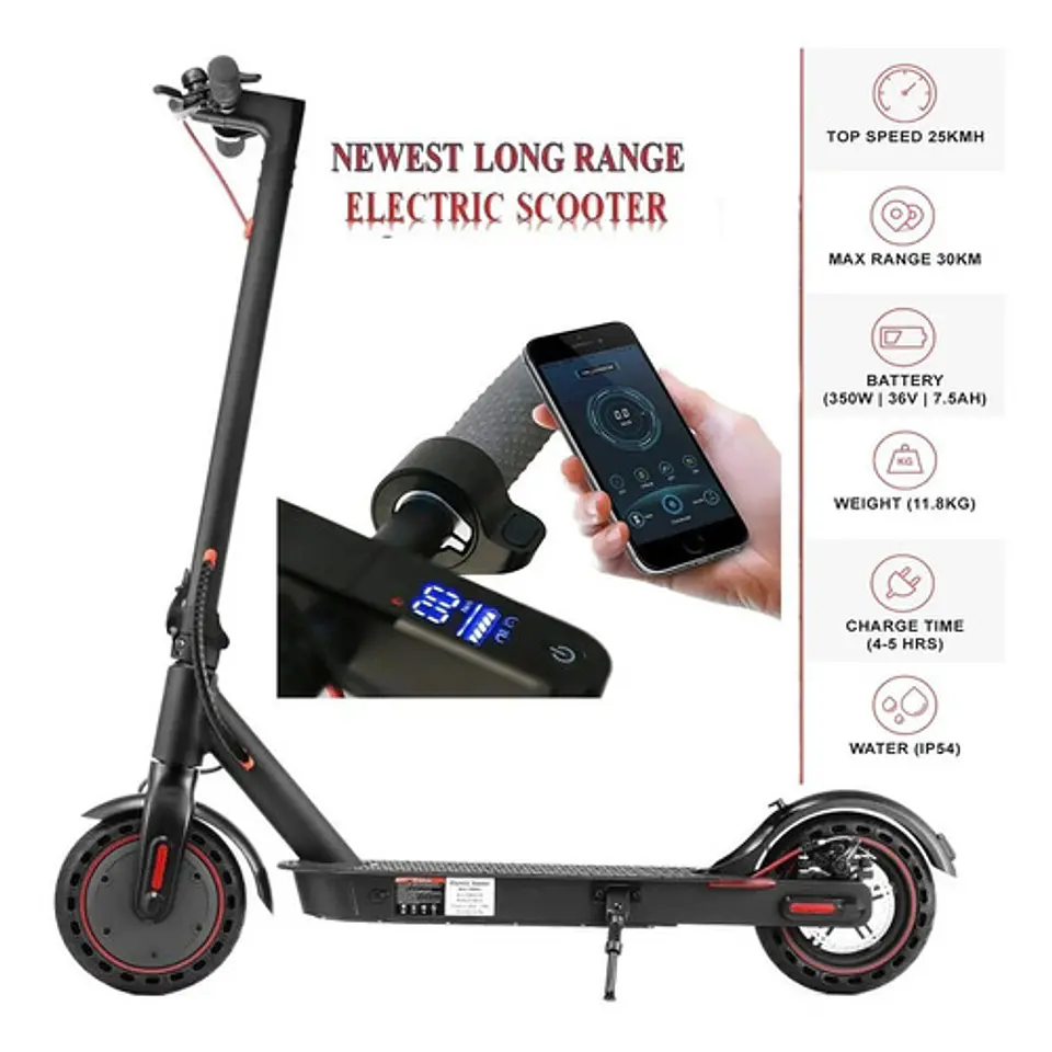 Scooter Eléctrico Monopatin Plegable 5
