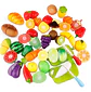 Juguete De Corte De Cocina De Frutas Y Verduras 29 Piezas - Miniatura 1