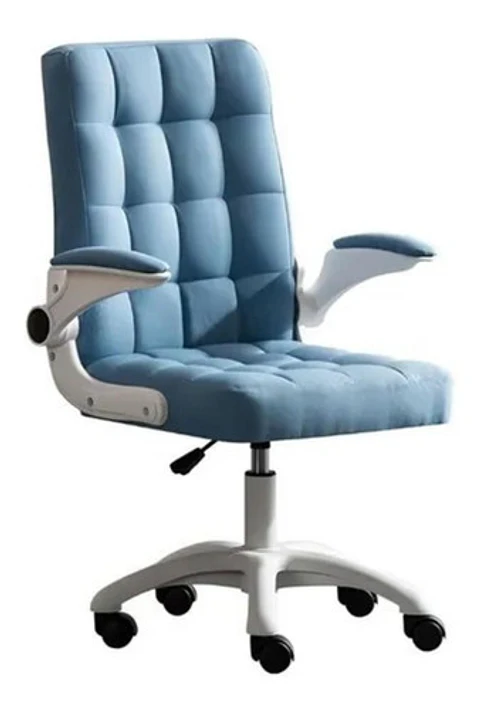 Silla De Oficina De Tela Altura Con Ajustable Y Ruedas