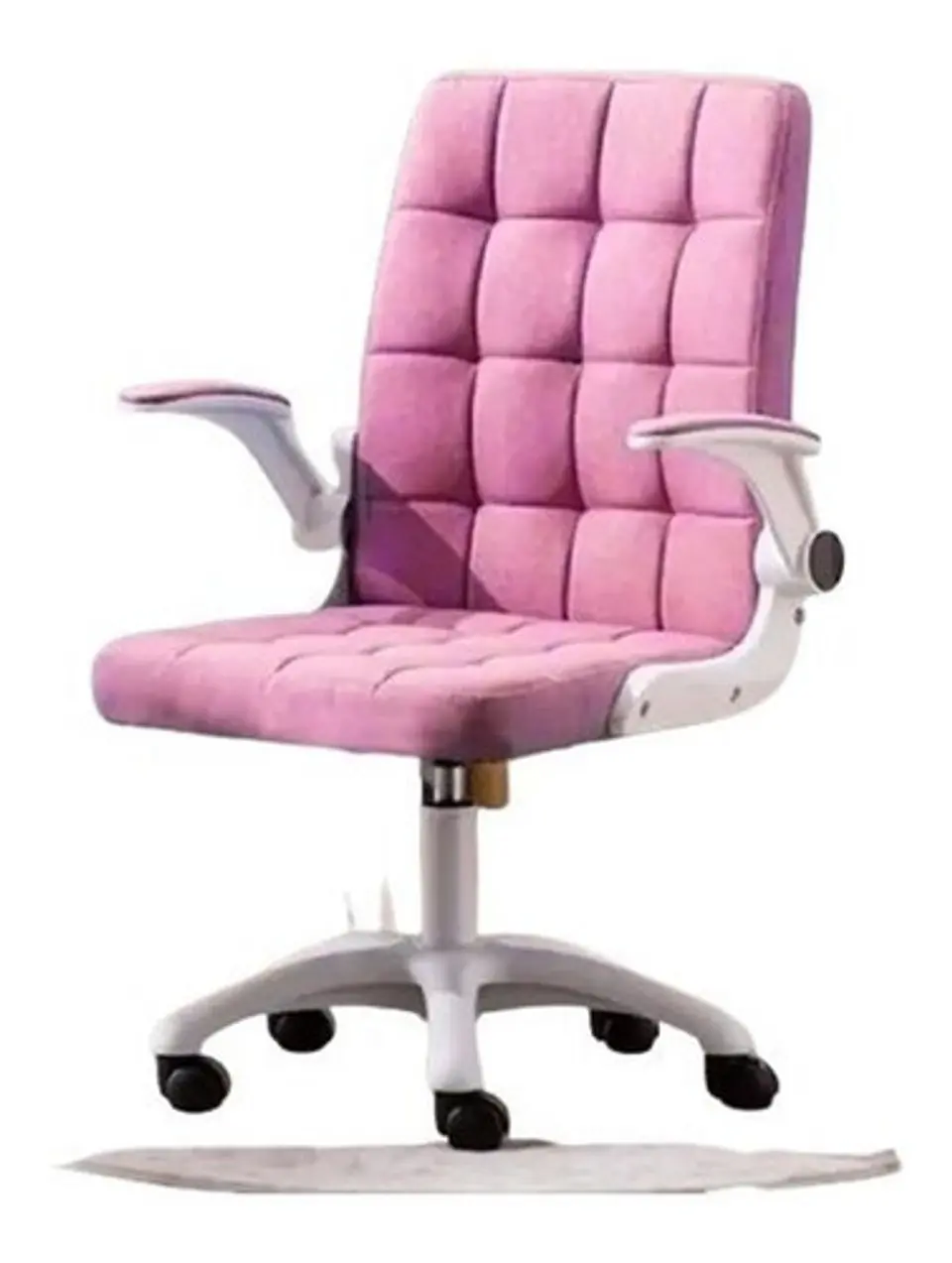 Silla De Oficina De Tela Altura Con Ajustable Y Ruedas 12