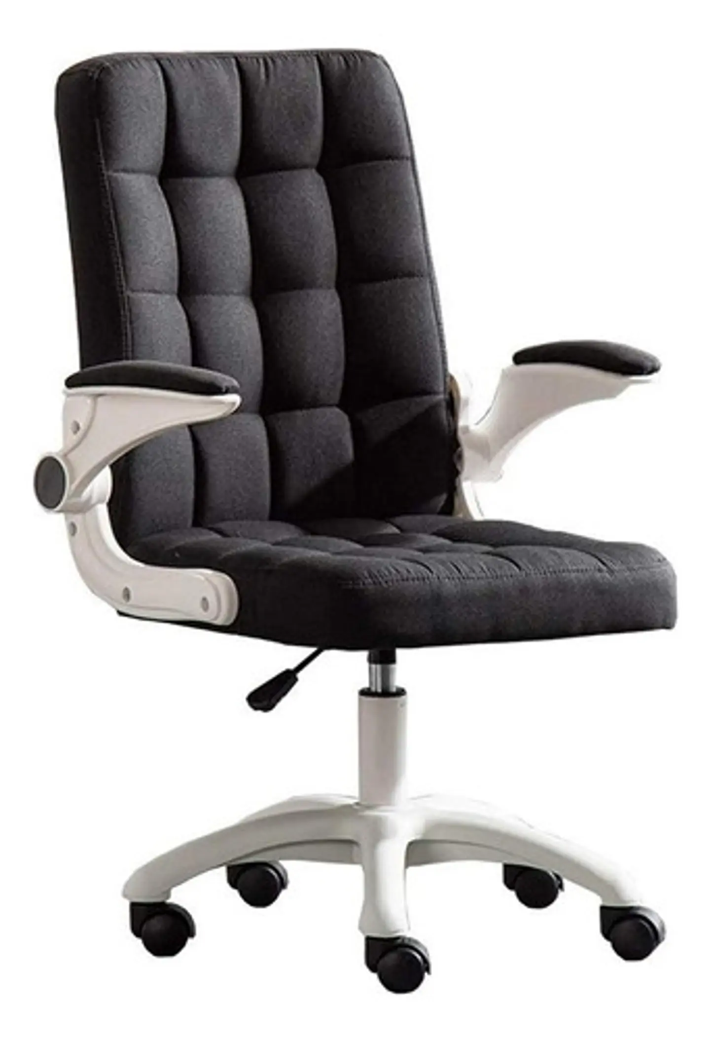 Silla De Oficina De Tela Altura Con Ajustable Y Ruedas 4