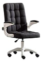 Silla De Oficina De Tela Altura Con Ajustable Y Ruedas - Miniatura 4