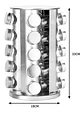 Rack Condimentero Especiero Giratorio Cocina 20 Pc - Miniatura 2