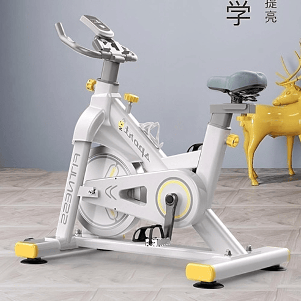 Bicicleta Spinning Fija 13 Kg Centurfit Fitness Estatica
