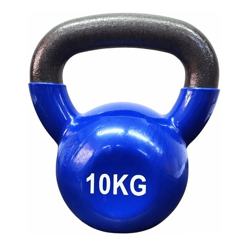 Pesa Rusa Kettlebell 10kg Acero Y Vinilo