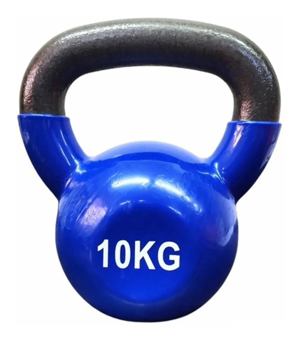 Pesa Rusa Kettlebell 10kg Acero Y Vinilo 1