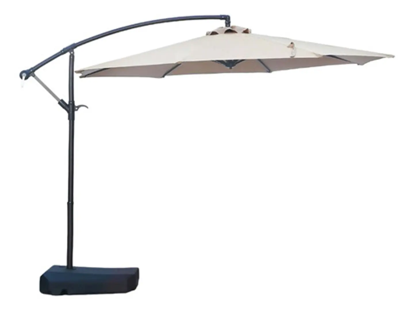 Toldo Quitasol Parasol Lateral 3 M Sombrilla Con Base 1