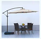 Toldo Quitasol Parasol Lateral 3 M Sombrilla Con Base - Miniatura 2