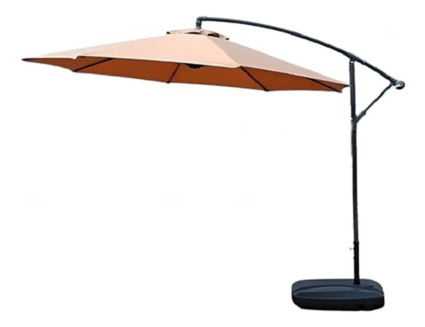 Toldo Quitasol Parasol Lateral 3 M Sombrilla Con Base 6