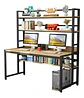 Escritorio Mesa Oficina Estudio De Madera Librero Biblioteca - Miniatura 1