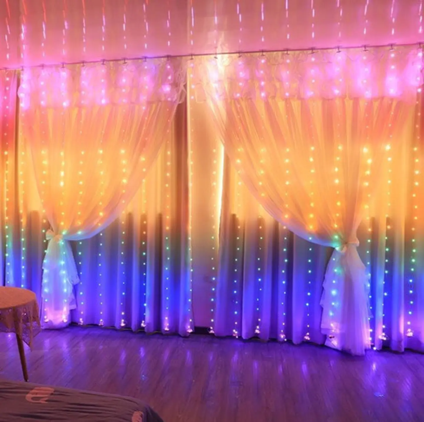 Cortinas Serie Luces 300 Led Decorativas Usb 8 Modelo 3x2.8m 7