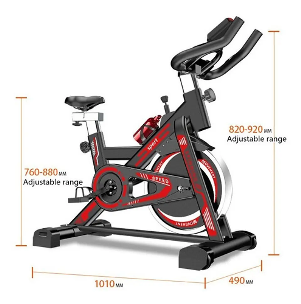 Bicicleta Spinning Disco 6 Kg Con Marcador Digital 7