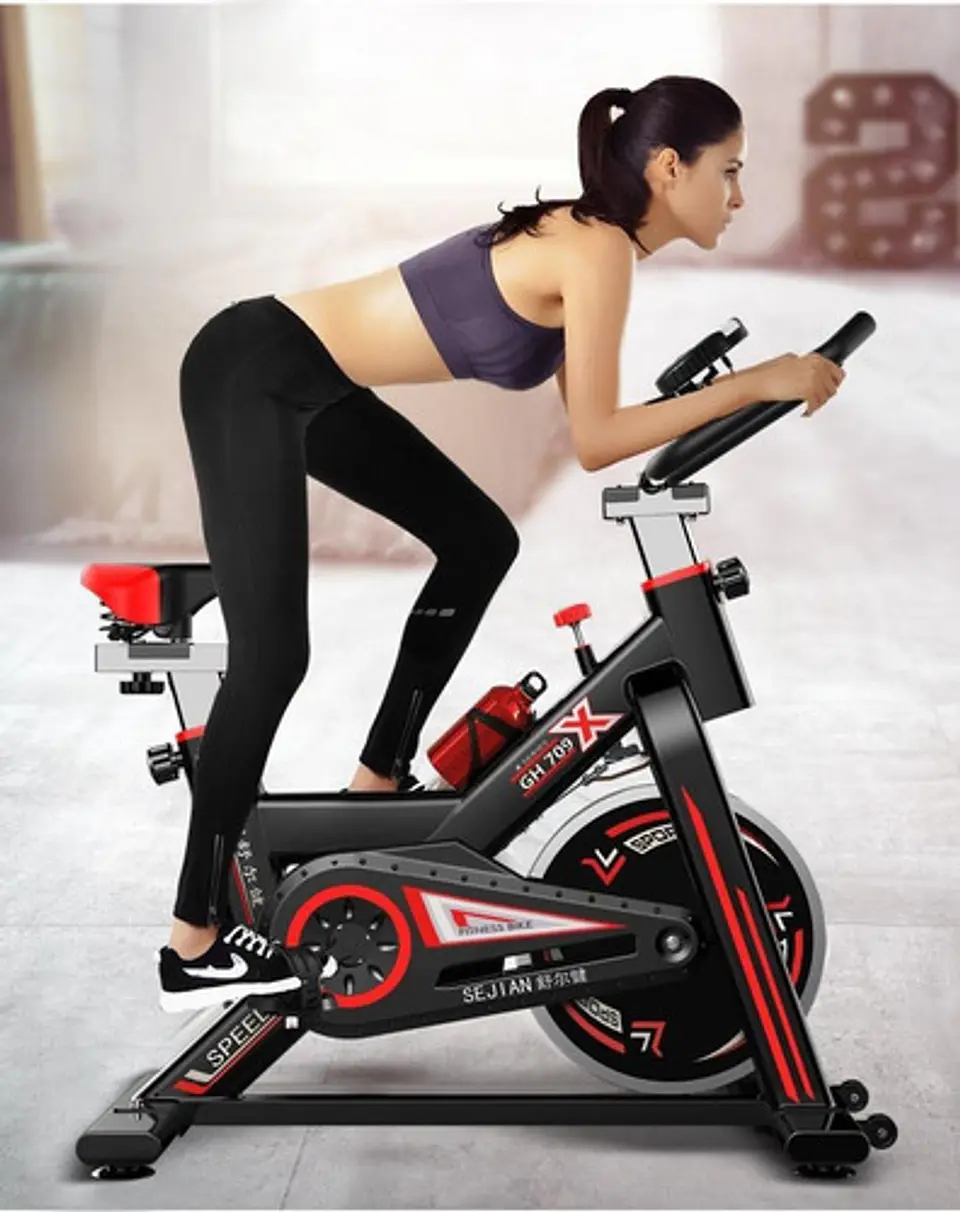 Bicicleta Spinning Disco 6 Kg Con Marcador Digital 15