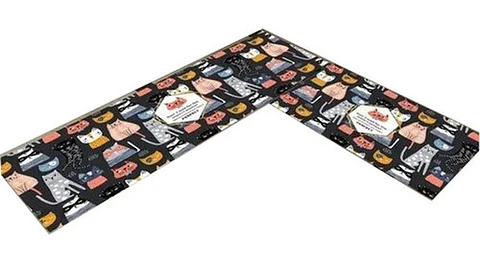Set 2 Alfombra Cocina Piso Entrada Antideslizante