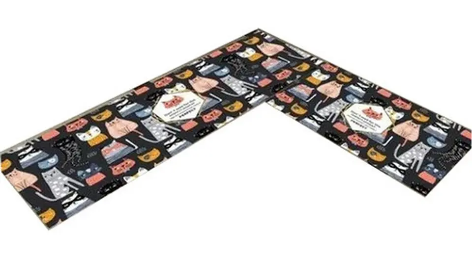 Set 2 Alfombra Cocina Piso Entrada Antideslizante 1