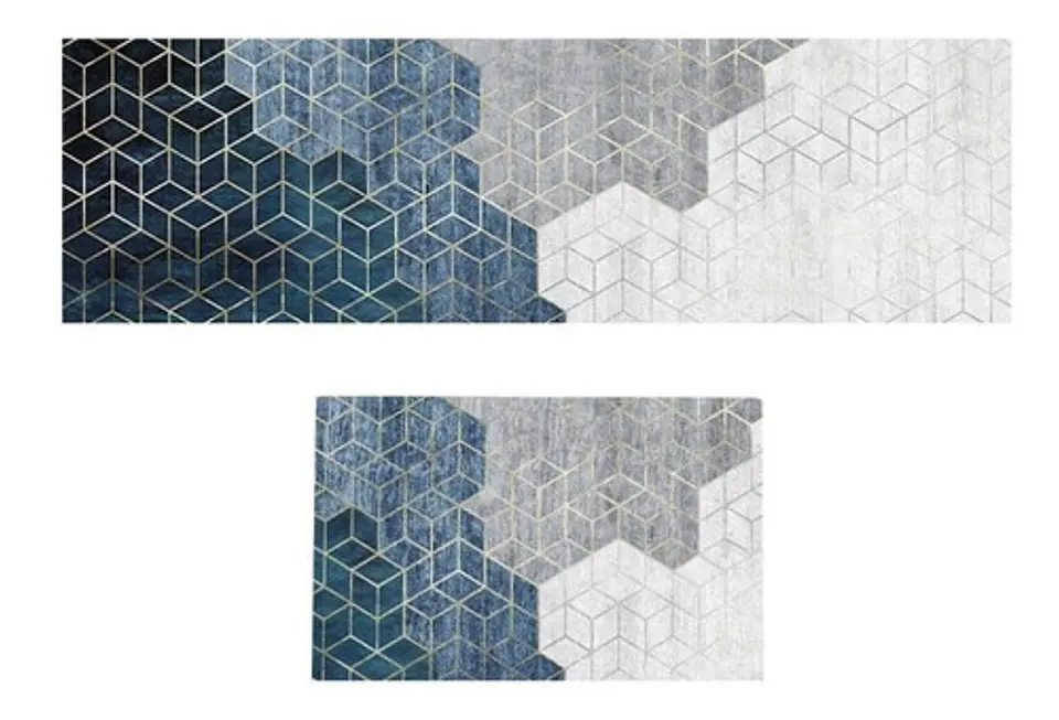 Set 2 Alfombra Cocina Piso Entrada Antideslizante 7