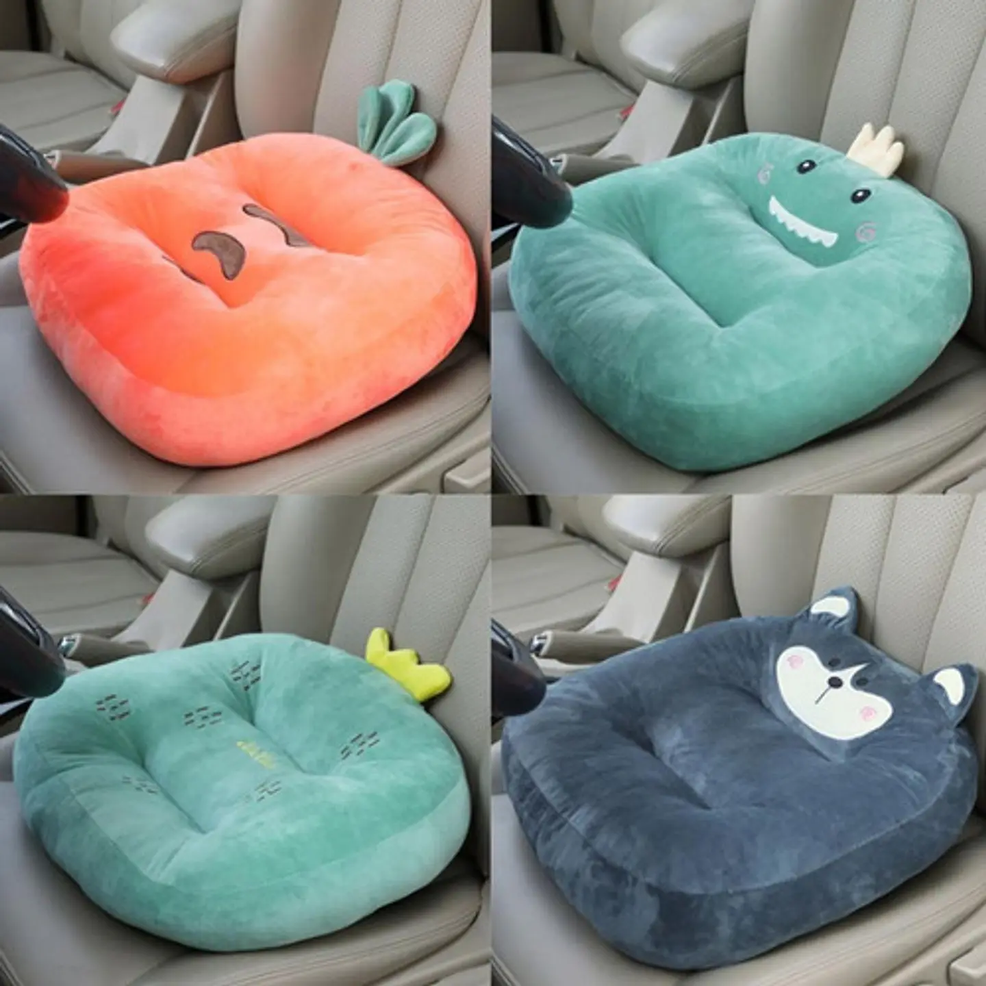 Cojín Asiento Peluche Cojín Silla Lindo 45 X 40 Cm 18