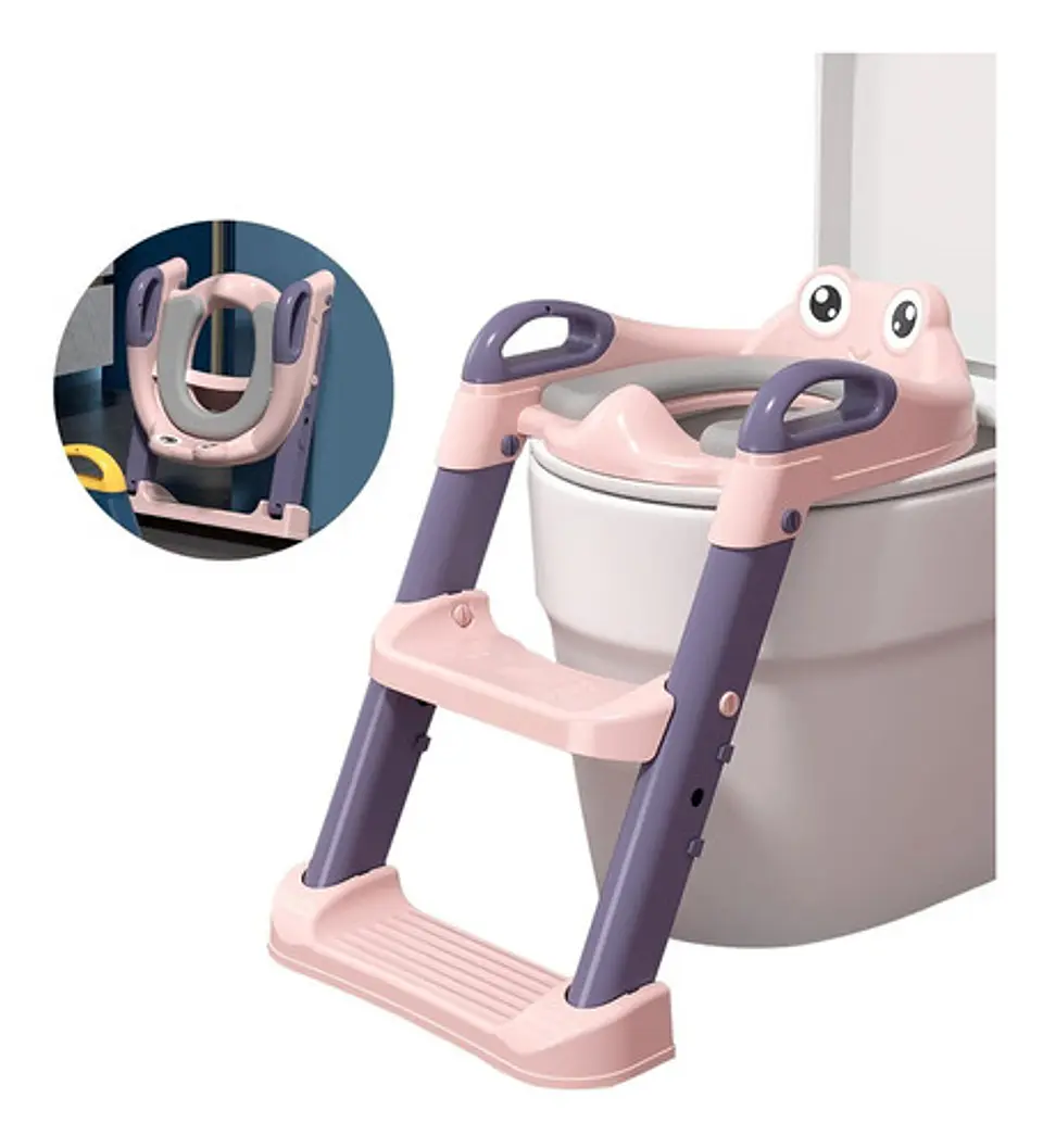 Asientos Adaptador Escalera De Inodoro Baño Wc Para Niños 1