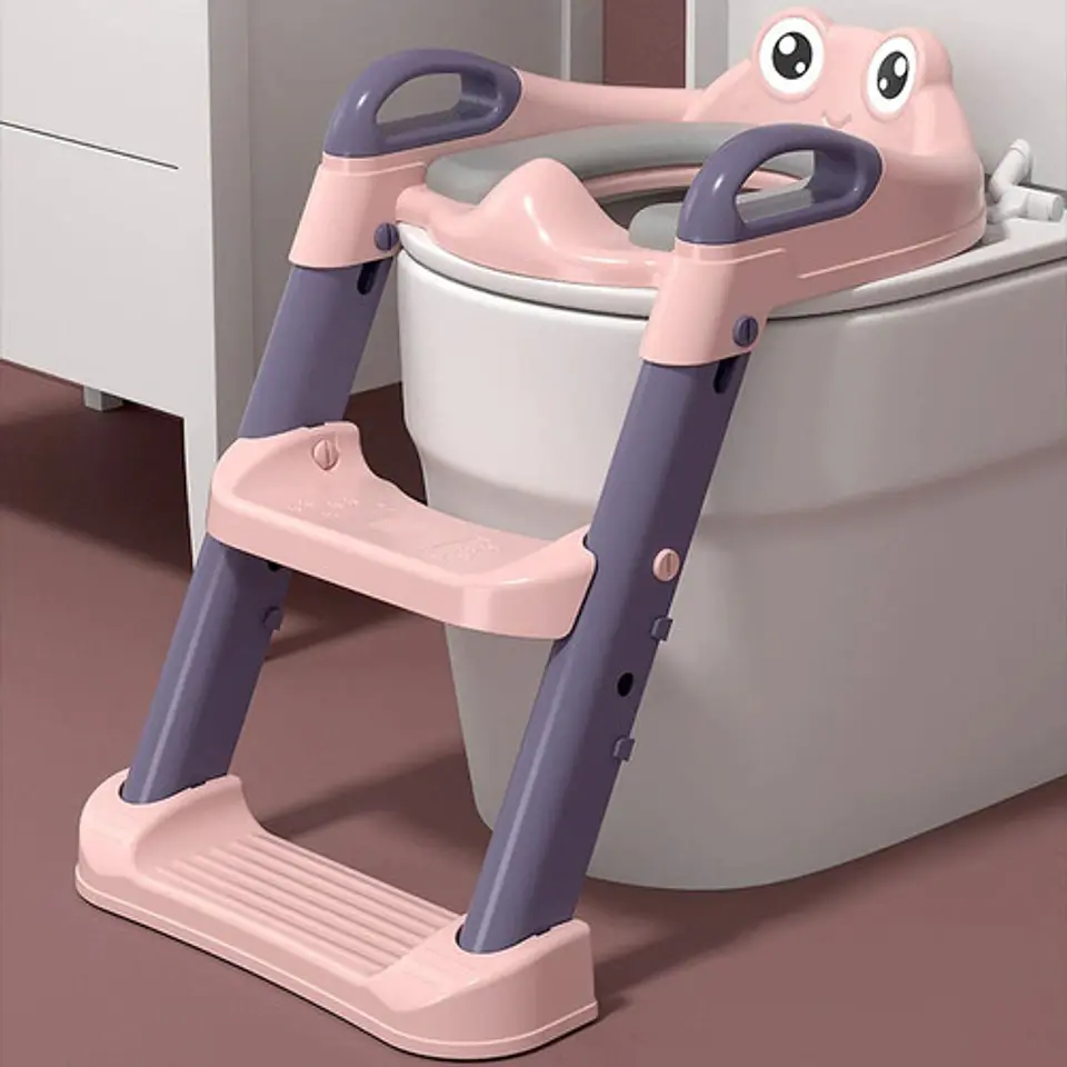 Asientos Adaptador Escalera De Inodoro Baño Wc Para Niños 2