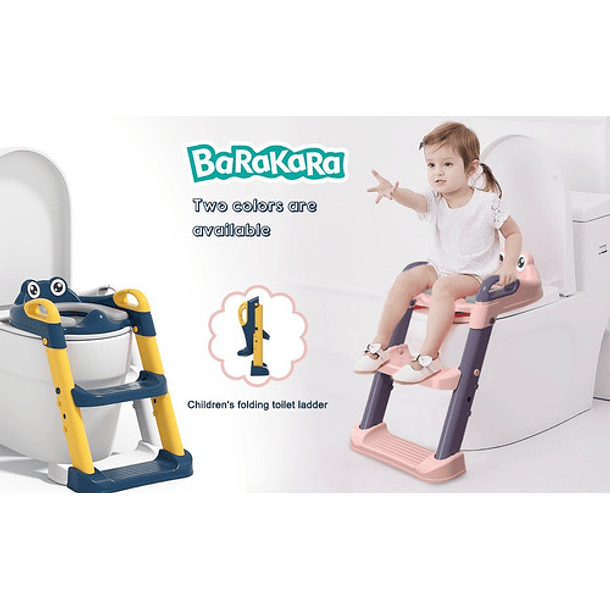 Asientos Adaptador Escalera De Inodoro Baño WC Para Niños 